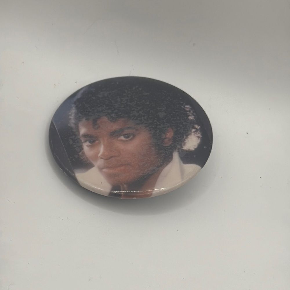 Micheal jackson Vintage Music Icon Button